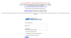 Desktop Screenshot of mail.crystalcoastendo.com